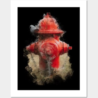 Fire hydrant artistic style Posters and Art